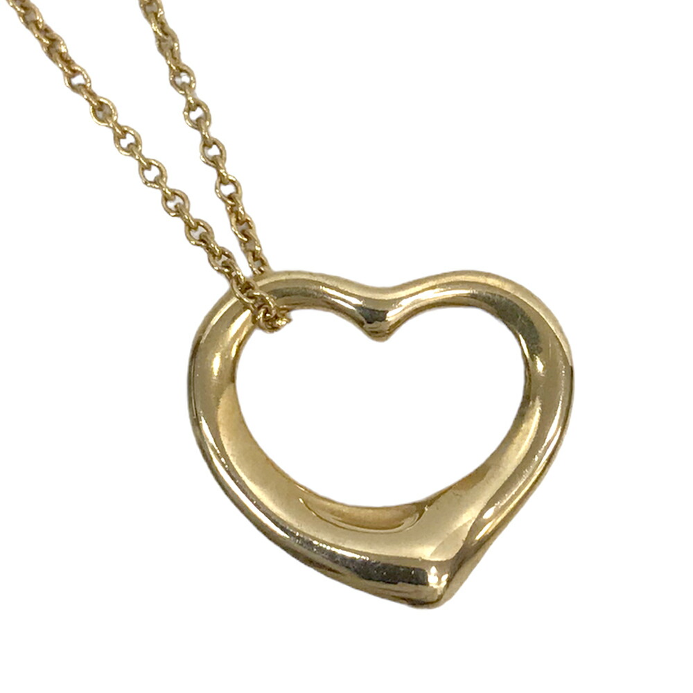 楽天市場】【美品】 ティファニー オープンハートネックレス 15mm