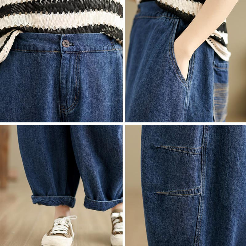 楽天市場】サルエルパンツ デニム レディース 大きいサイズ デニム