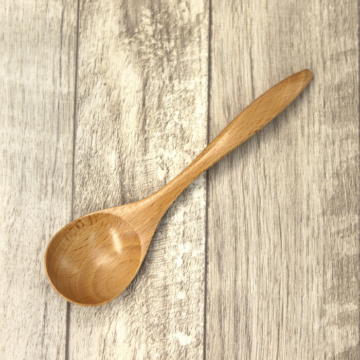 楽天市場】木製 スプーン ブナの木 スープスプーン 約17.5cm 単品