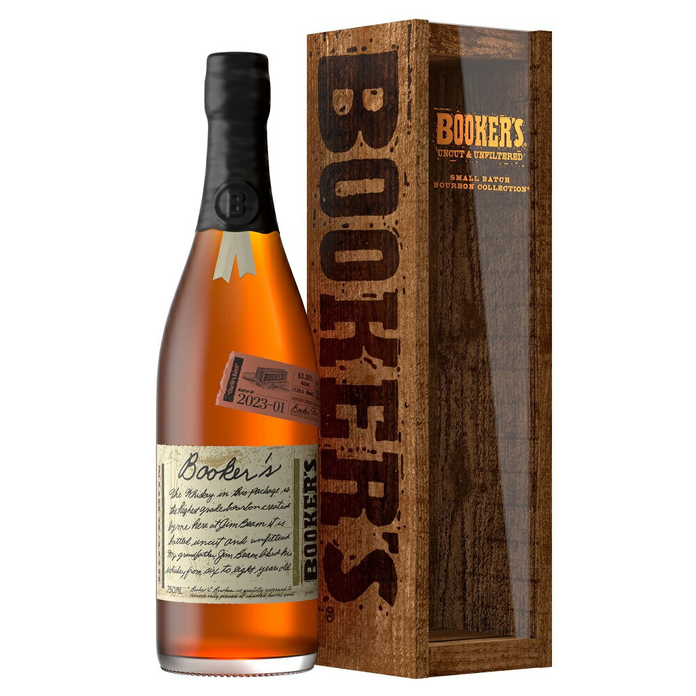 楽天市場】ブッカーズ 2023 750ml 63.3度 正規品 木箱 Bookers bukka