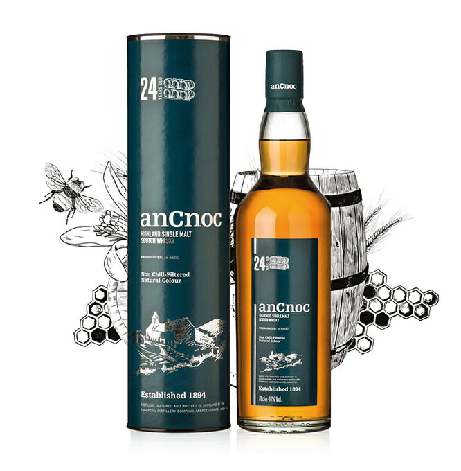 楽天市場】アンノック 24年 700ml 46度 箱付 anCnoc 24 Year Old