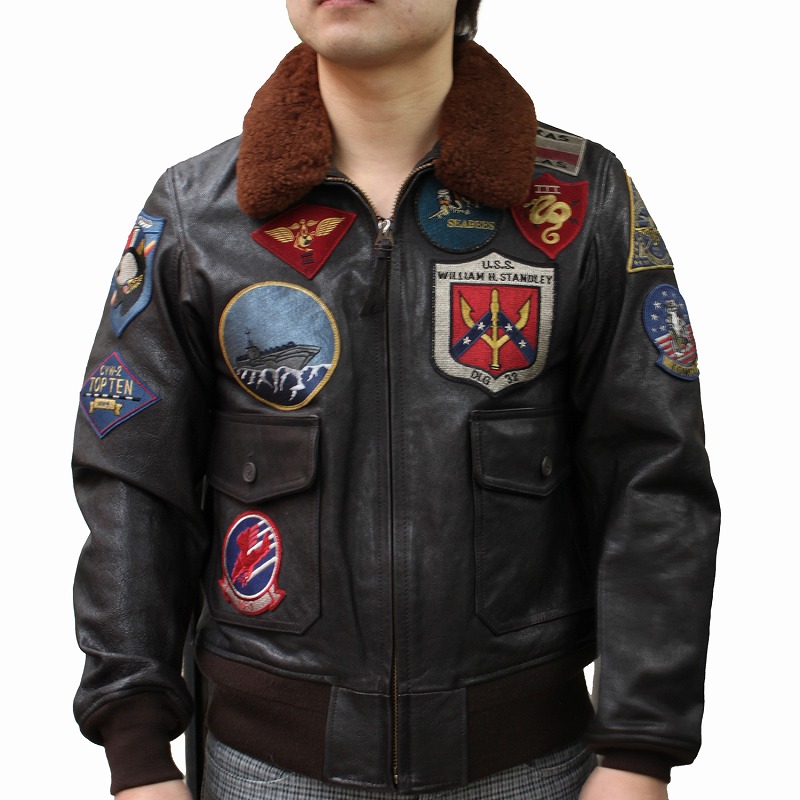 楽天市場】AVIREX TOPGUN仕様 G1 フライトジャケット 本革 メンズ