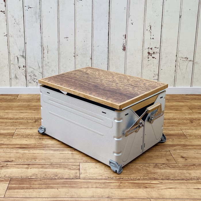 楽天市場】シェルフコンテナ 25タイプ専用 スライドレール式天板 木目