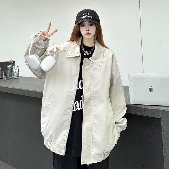 楽天市場】♪M~XL展開♪フェイクレザー スタジャン ベースボール