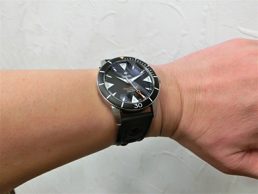 楽天市場】スイス製 ZODIAC ゾディアック Super Sea Wolf シーウルフ