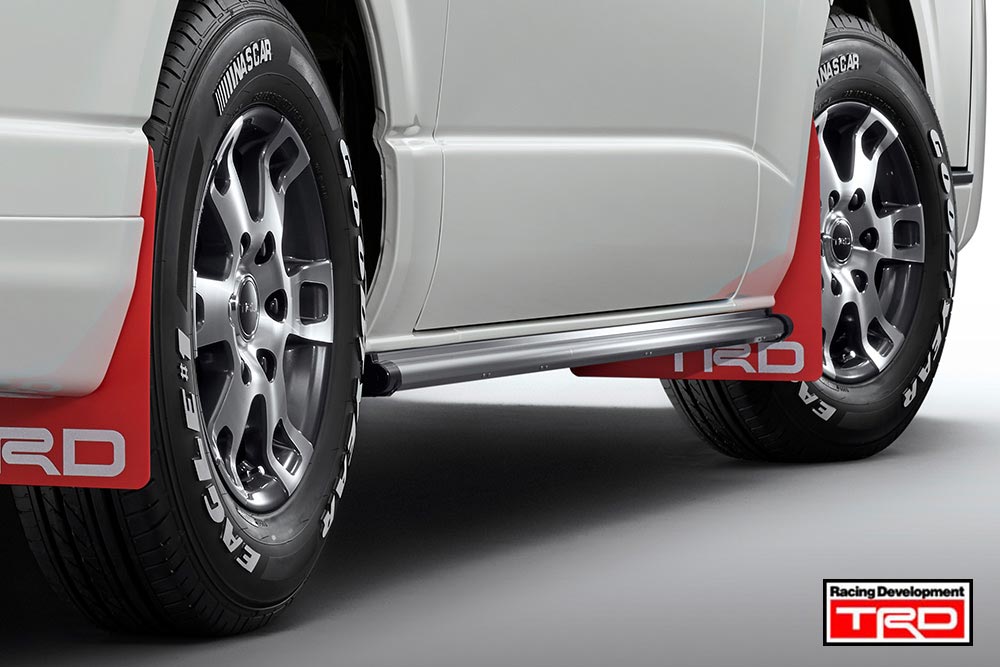 楽天市場】[ ハイエース 200系 全車用 ] TRD マッドフラップ