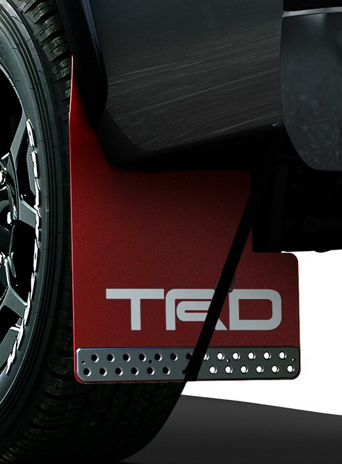 楽天市場】ハイラックス GUN125用 TRD マッドフラップ (レッド