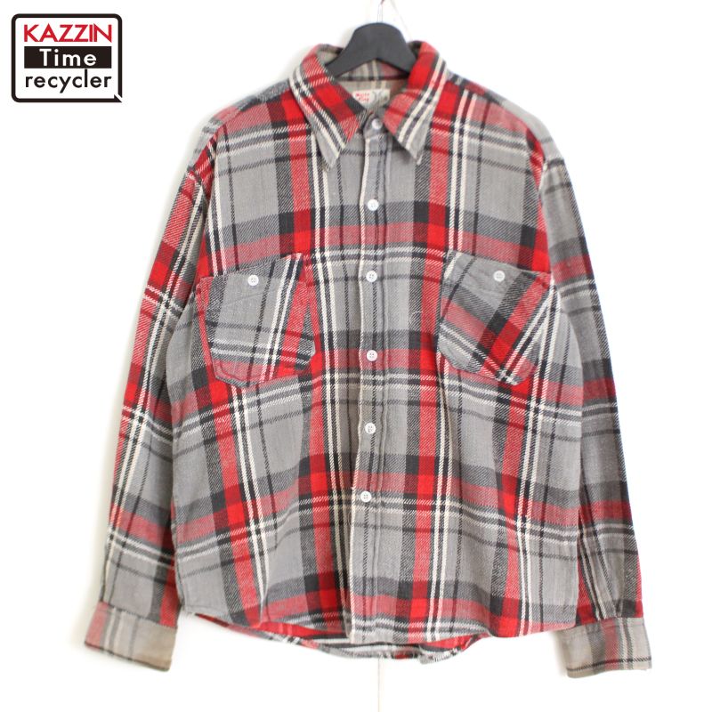 楽天市場】60s ヴィンテージ WINTER King チェック柄 ヘビーネル 長袖