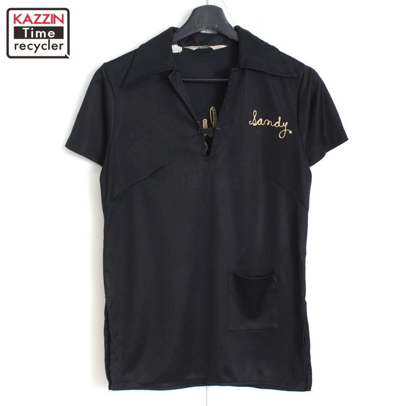 楽天市場】70s ヴィンテージ チェーンステッチ刺繍 開襟 プルオーバー