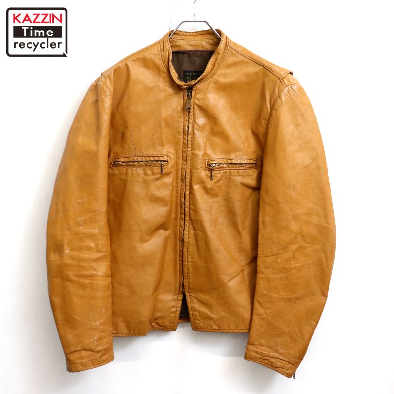 楽天市場】70s ブルックス ビンテージ シングルライダースジャケットの通販