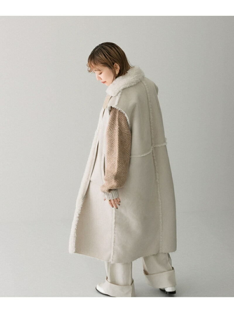 楽天市場】【SALE／40%OFF】フェイクムートンロングベスト KBF