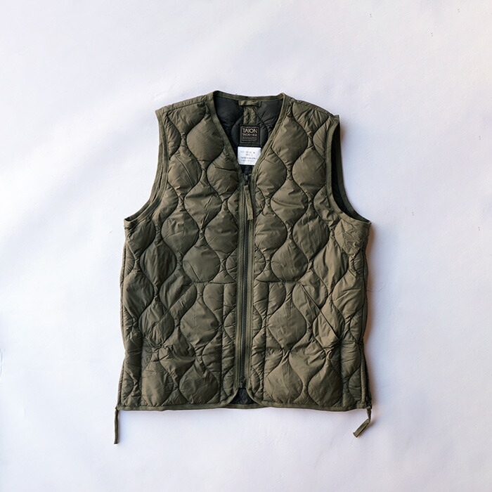 楽天市場】【30%OFFセール】TAION タイオン ダウン ベスト MILITARY W