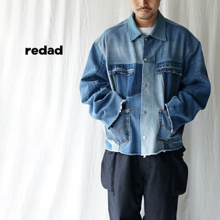楽天市場】【30%OFFセール】redad レダッド denim snap jacket デニム
