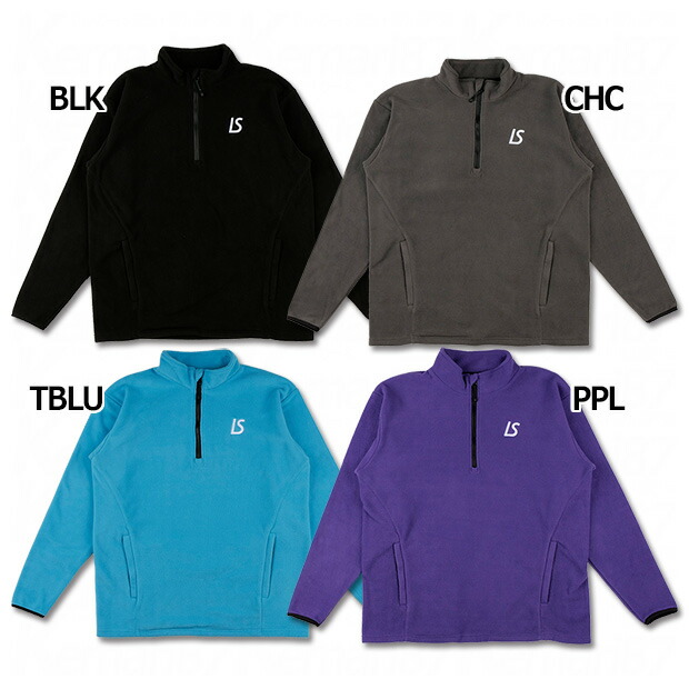 楽天市場】【1/28までポイント10倍】LS フリースハーフZIPトップ 【LUZ