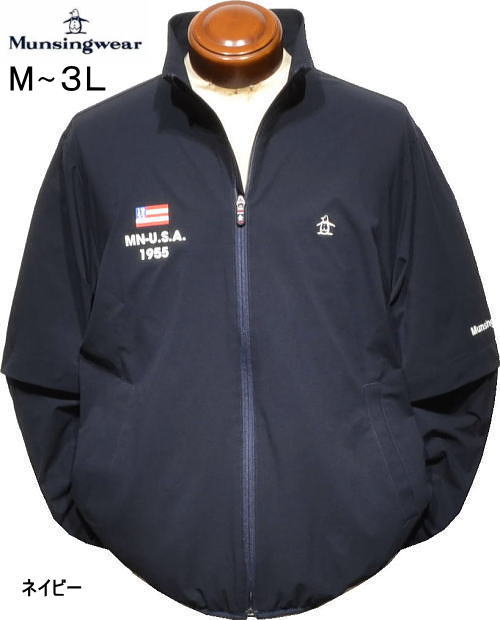 楽天市場】マンシングウェア（カラーネイビー）（ブルゾン｜メンズ