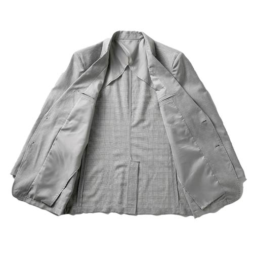 楽天市場】テーラードジャケット グレー メンズ ピエルッチ 麻混