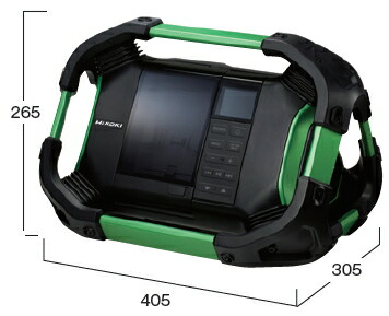 楽天市場】HiKOKI/ハイコーキ 14.4/18V兼用 コードレスラジオ UR18DSDL