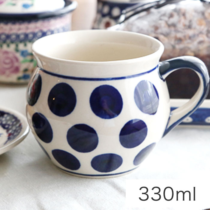 楽天市場】ポーリッシュマグ・大[Z911-61]【ポーリッシュポタリー