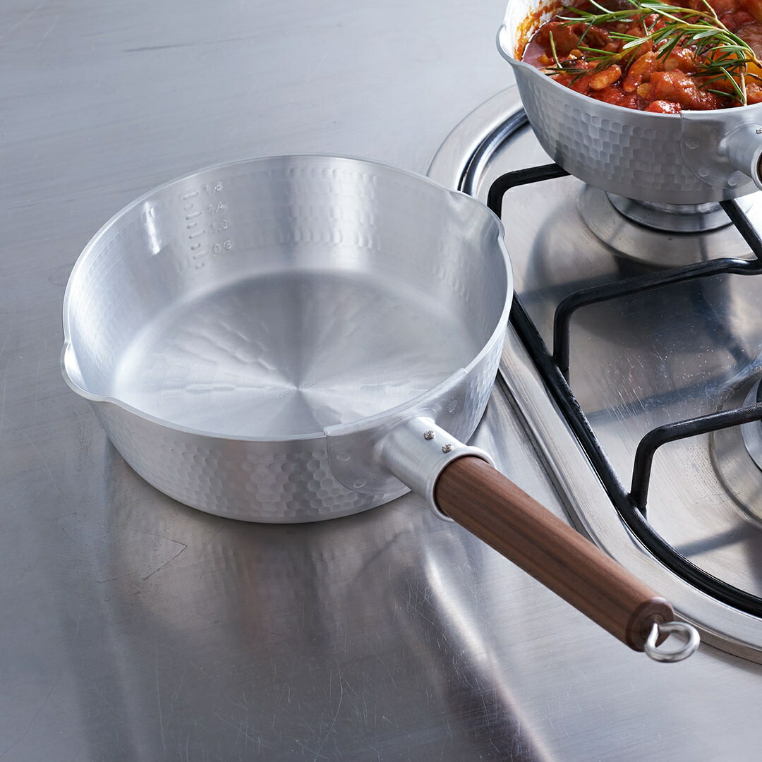 楽天市場】【KEYUCA公式店】ケユカ 極厚アルミ槌目ゆきひら鍋 21cm