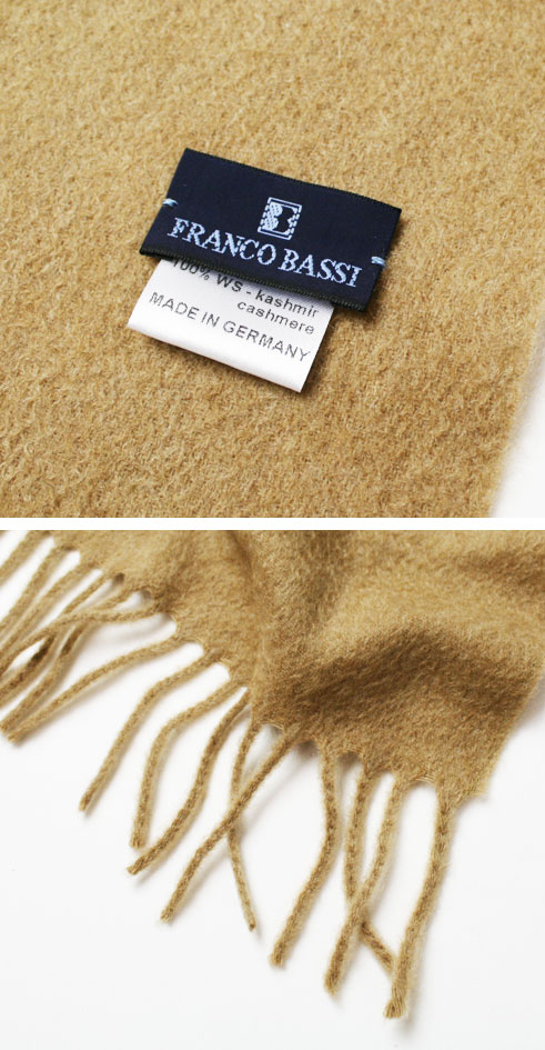 楽天市場】フランコバッシ / FRANCO BASSI / マフラー / カシミヤ100