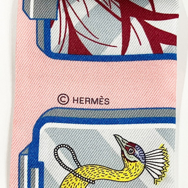 楽天市場】HERMES エルメス ツイリー エルメス・ストーリー ピンク