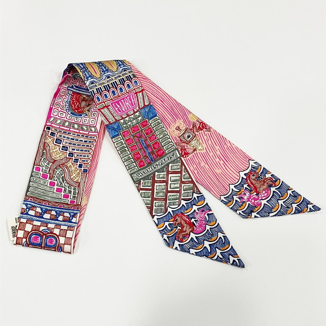 楽天市場】HERMES エルメス ツイリー スーパー・シルク・クエスト