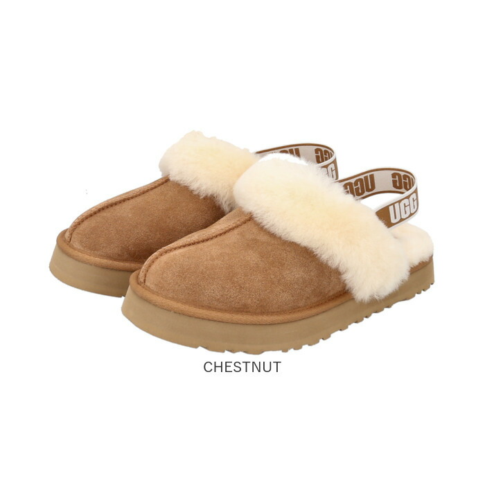 楽天市場】ugg ファンケット サンダル 定番 ムートンスリッパ キッズ