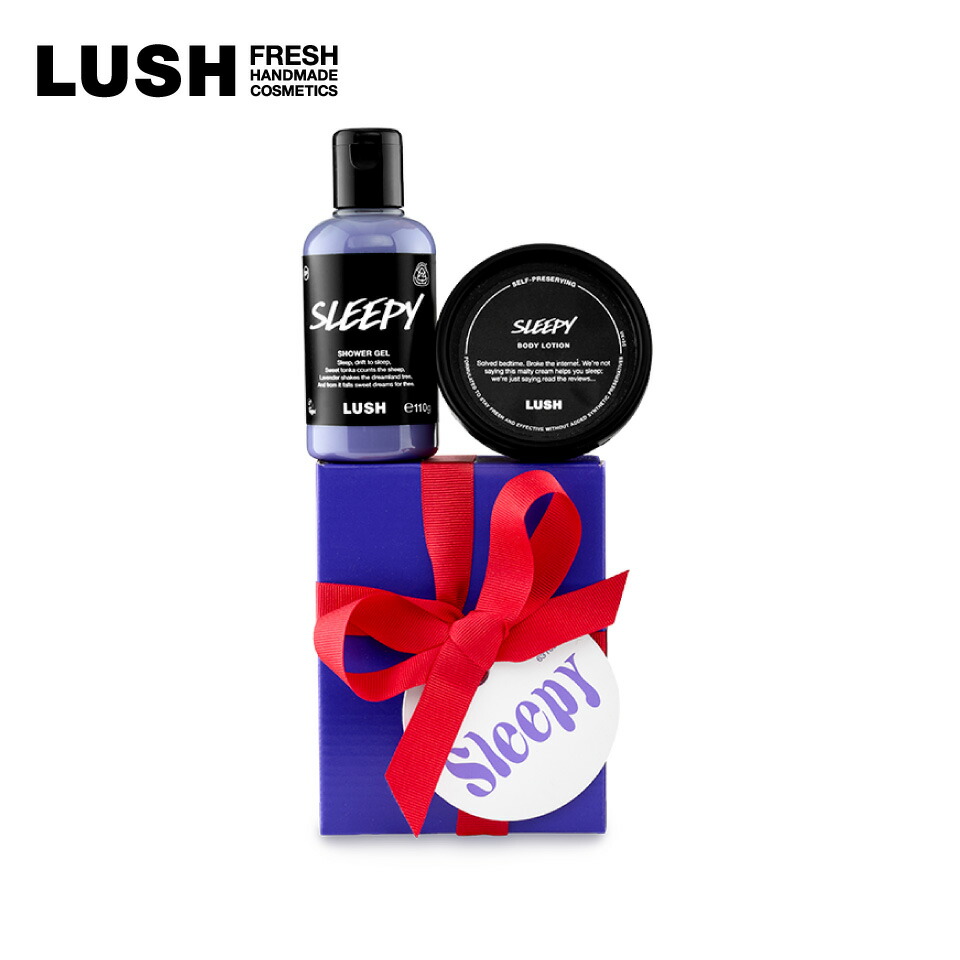 楽天市場】LUSH スリーピー ギフト シャワージェル ボディローション