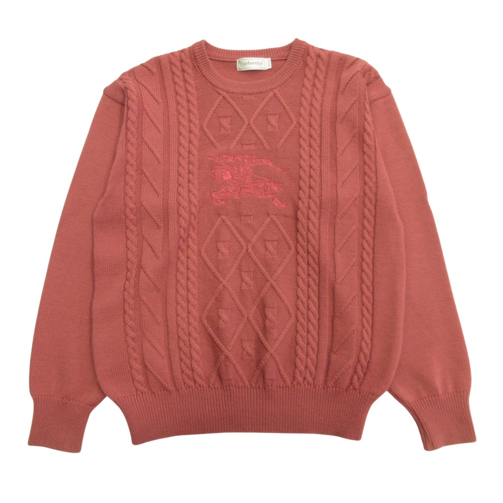 バーバリー ラムウールセーター 赤ロゴ刺繍 楽天市場】BURBERRY（柄