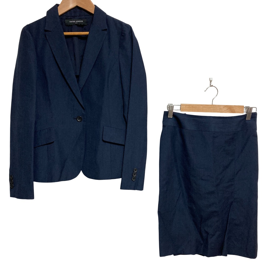 楽天市場】UNITED ARROWS（カラーネイビー）（スカートスーツ｜スーツ