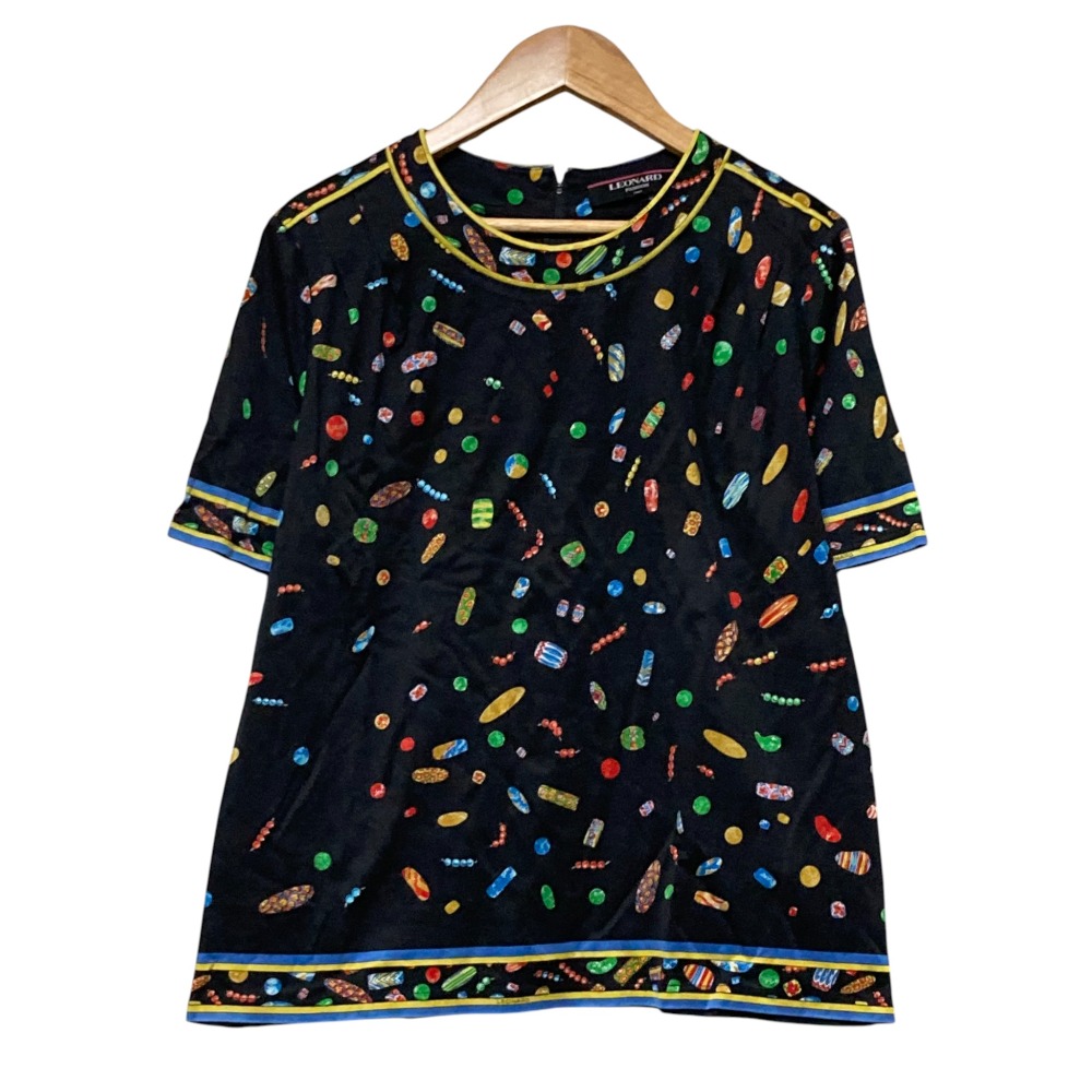 新品未使用 LEONARD レオナール コットン トップス Tシャツ 42 新品未