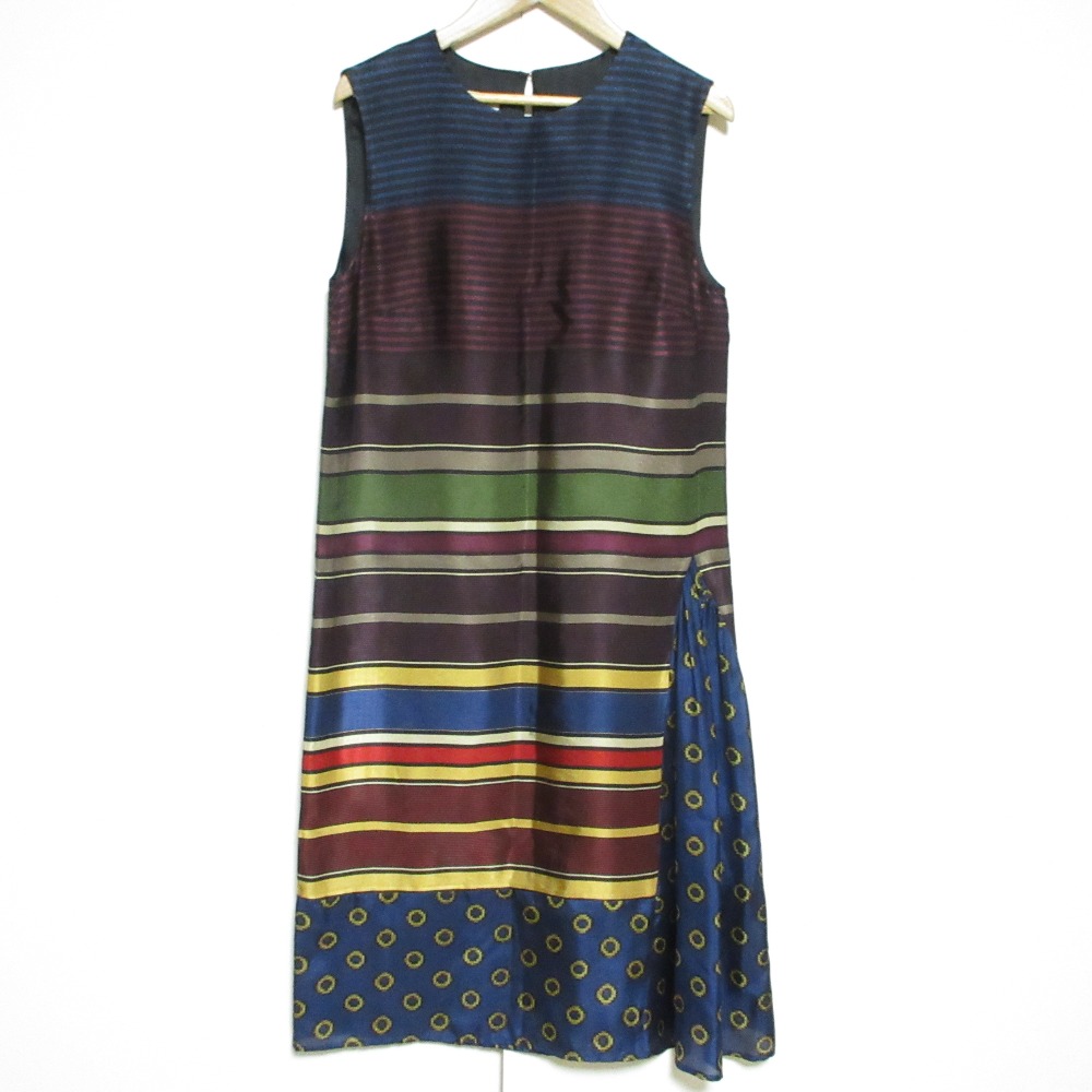 ドリスヴァンノッテン ジャンプスカート ワンピース ネイビー 36 DRIES