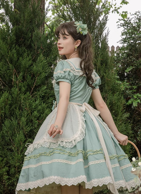 楽天市場】ロリータファッション ワンピース のみ フリル ひざ丈