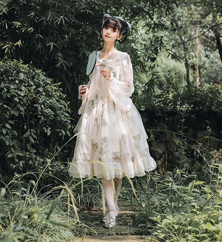 楽天市場】ロリータ Cyan Lolita ワンピース 甘ロリ フリル リボン