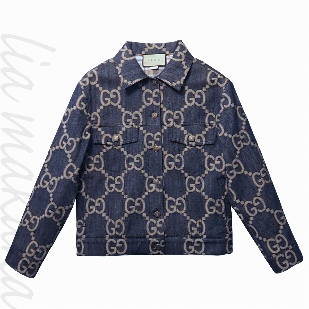 楽天市場】【中古】GUCCI グッチ ジャンボGG デニム ジャケット