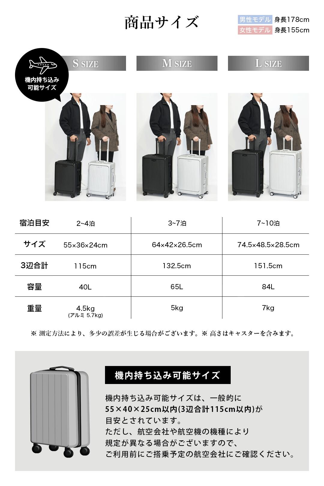 楽天市場】【楽天1位 ヒルナンデス放送】スーツケース キャリーケース