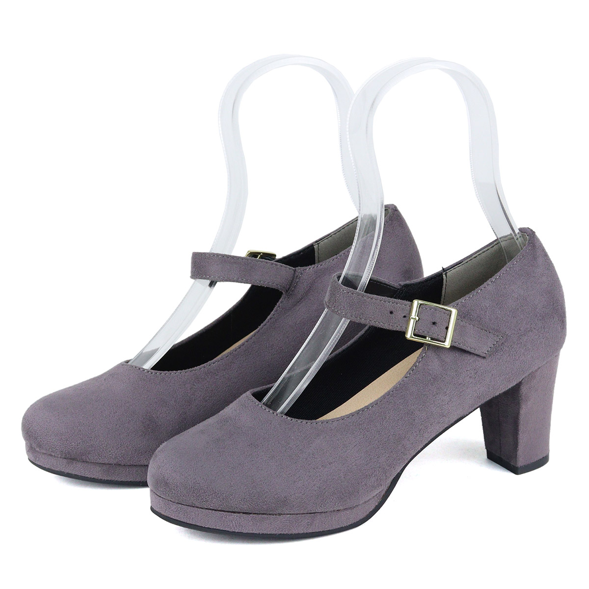 楽天市場】パンプス ストラップ 太ヒール 痛くない ハイヒール