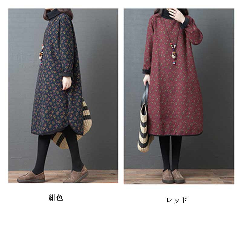 楽天市場】ワンピース 長袖 チュニック 冬 レディース チュニック