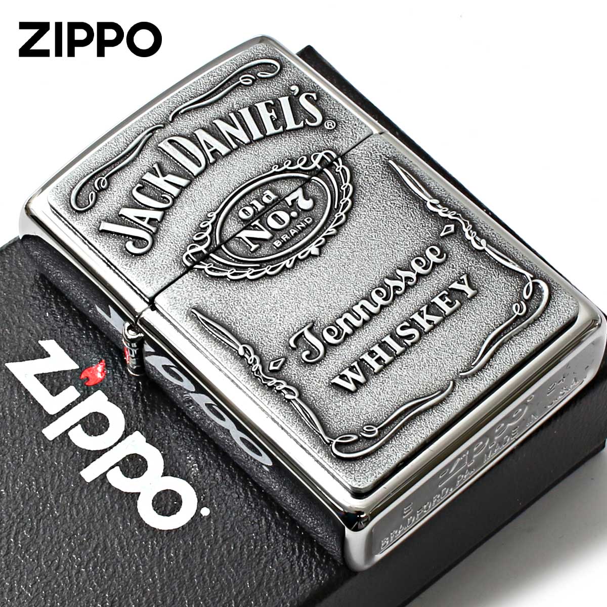 楽天市場】Zippo ジッポライター ジャックダニエル 酒 ロゴ Jack