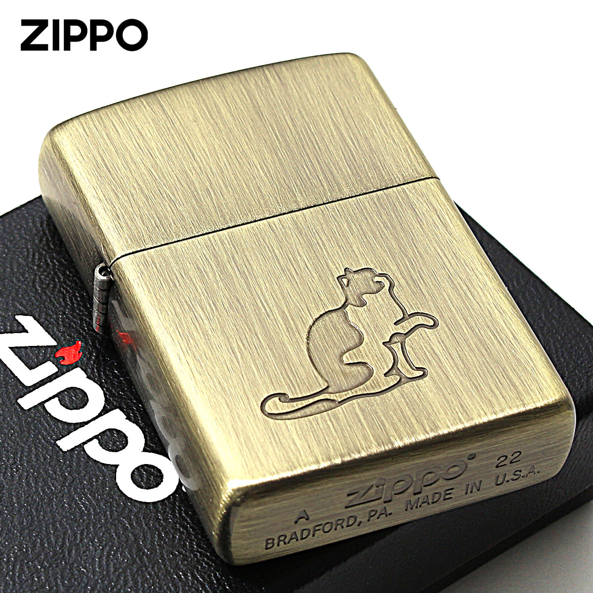 楽天市場】Zippo ジッポライター ネコ 猫 Cat Pau キャットポー BS