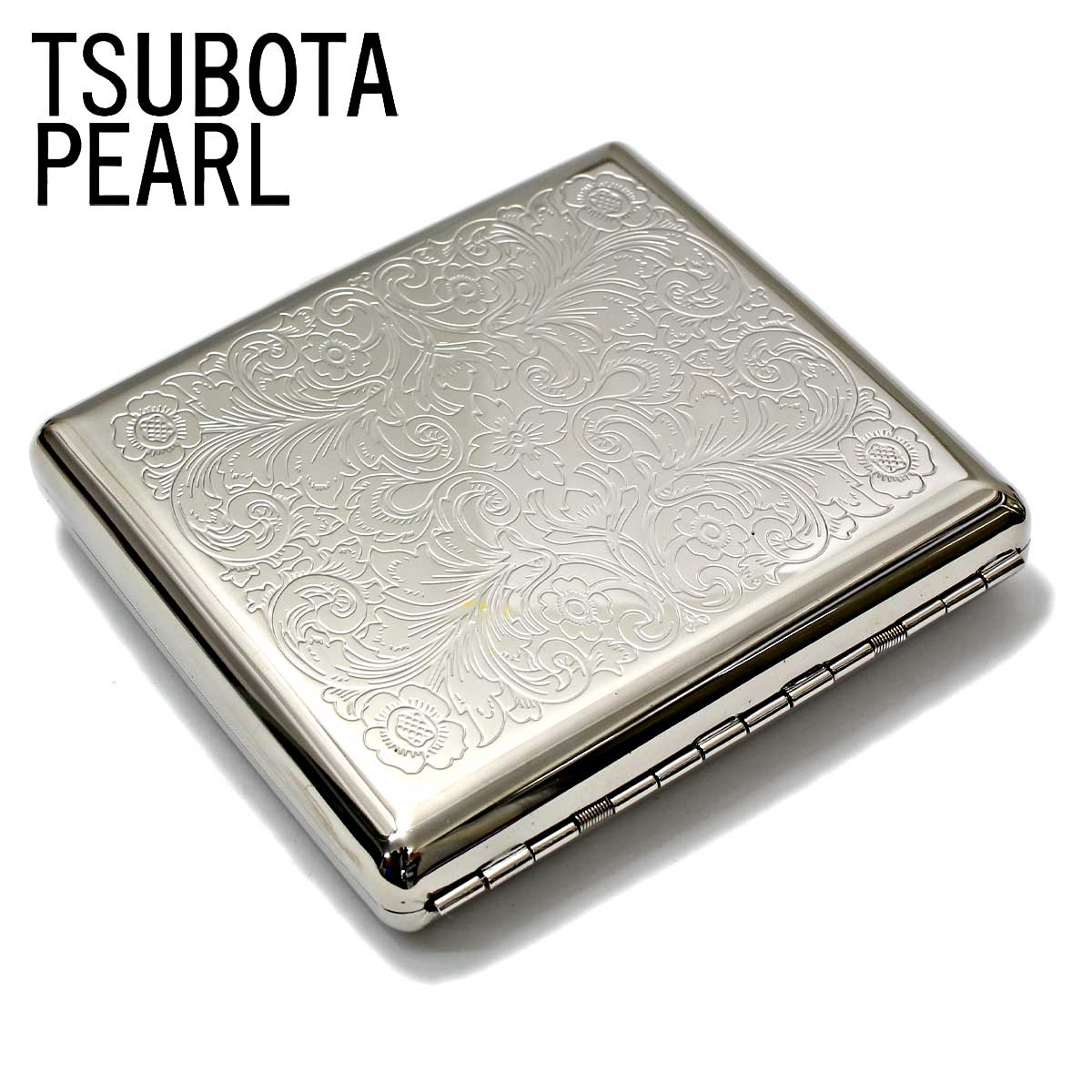 楽天市場】坪田パール シガレットケース カジュアルメタル アラベスク