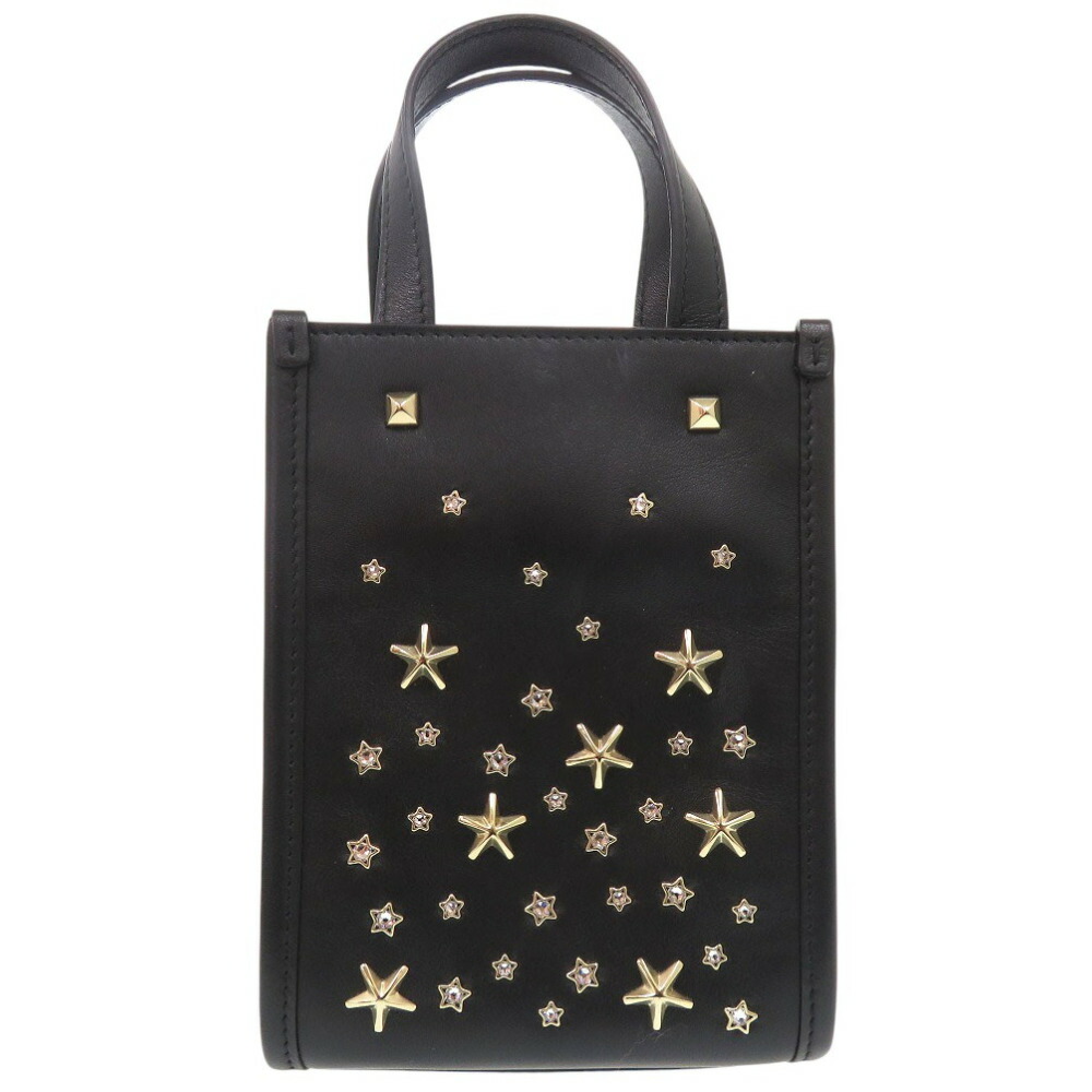 楽天市場】新品同様 ジミーチュウ MINI N/S スタッズ 2WAY ミニトート