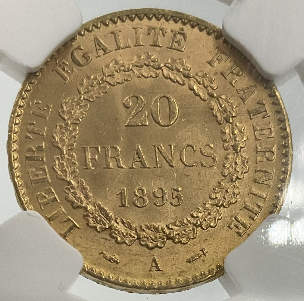 楽天市場】1895年 A フランス エンジェル 20フラン 金貨 天使と雄鶏