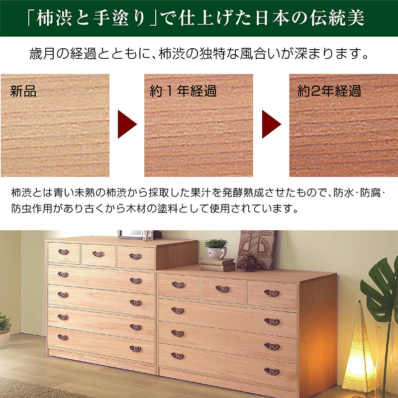 楽天市場】たとう紙OK 桐衣装ケース5段 諸富家具 高級桐ケース桐衣装箱