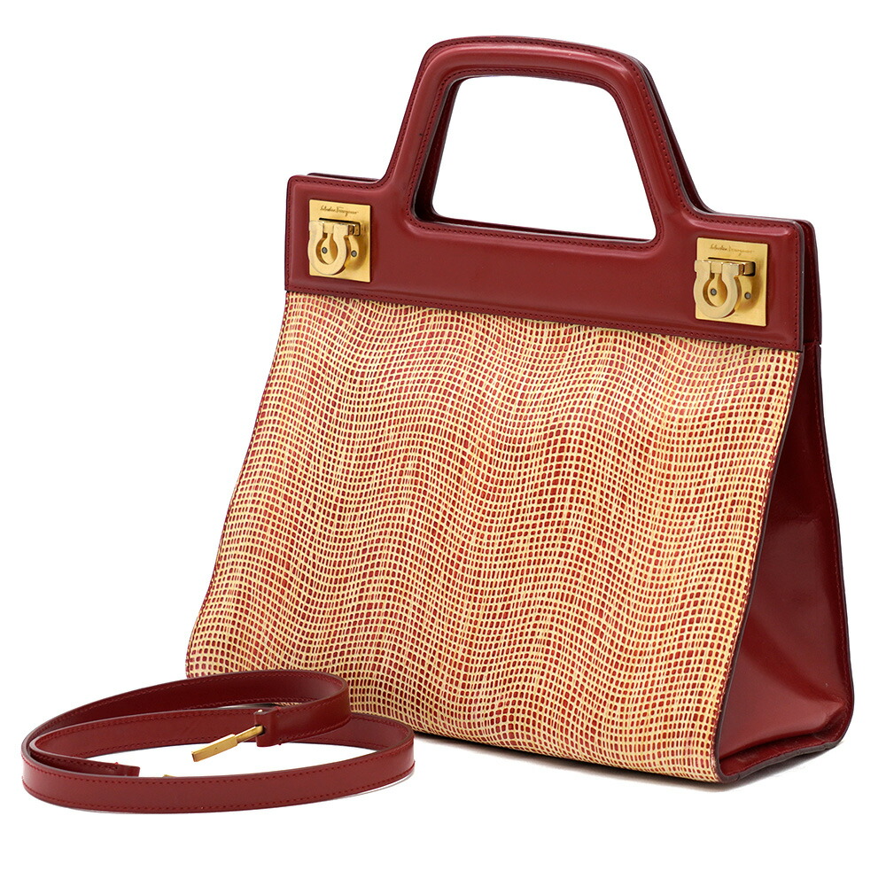 楽天市場】【お買い物マラソン】【美品】サルヴァトーレフェラガモ