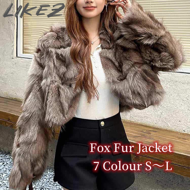 楽天市場】コート ジャケット フォックス リアルファー アウター