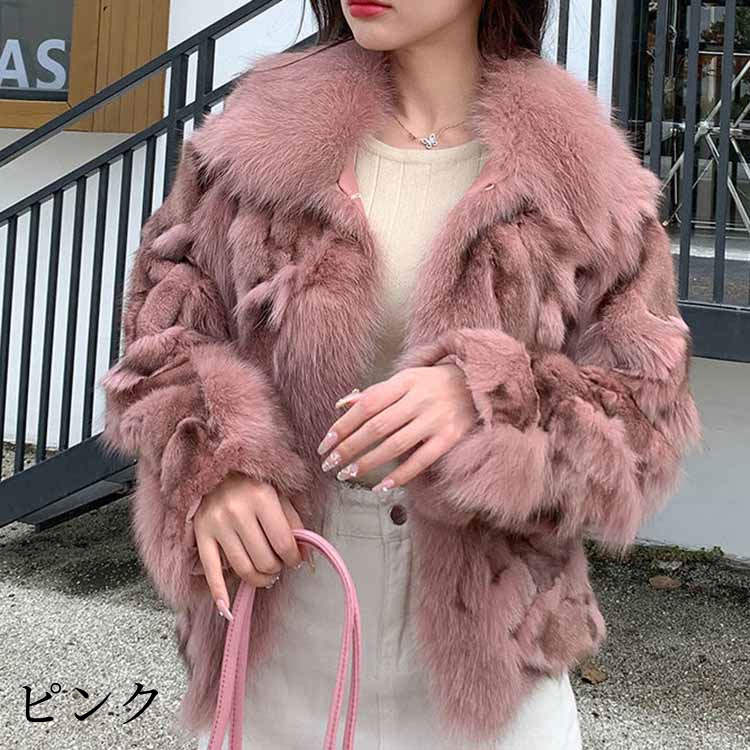 楽天市場】コート ジャケット フォックス リアルファー アウター