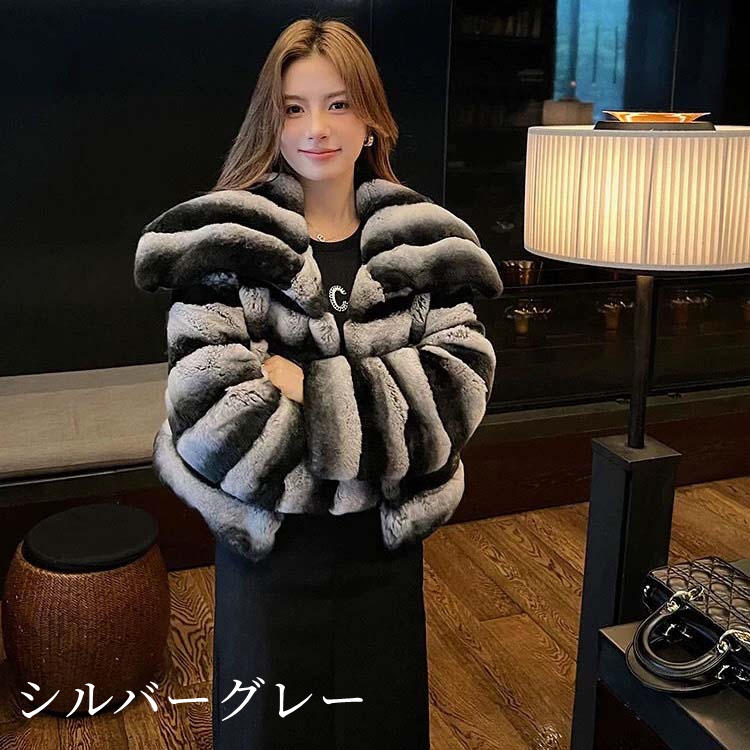 楽天市場】ジャケット レッキス ラビット リアルファー コート