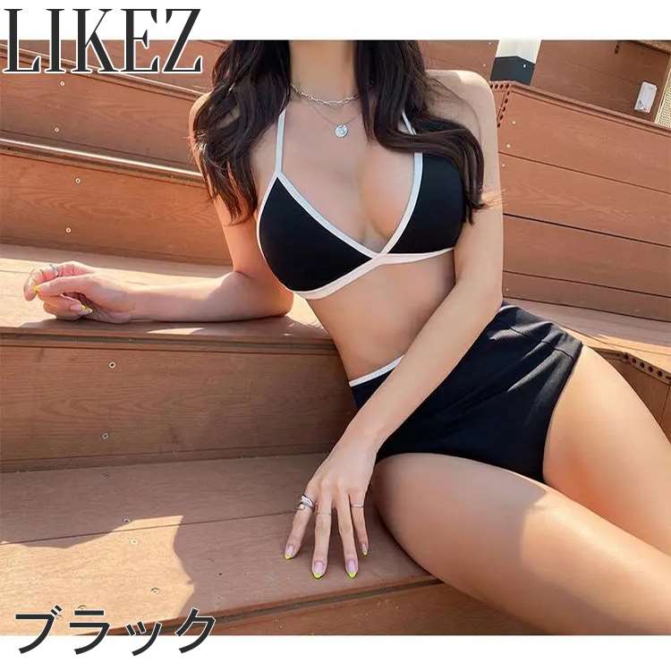 楽天市場】水着 ビキニ セパレート レディース 夏 ピンク/ブルー