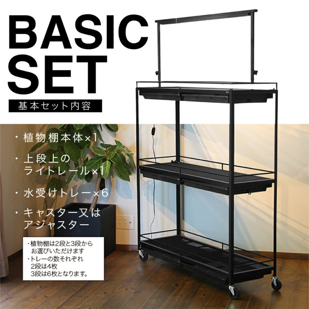 楽天市場】水受けトレー付植物棚 ガベラック 植物棚 アガベ 塊根植物